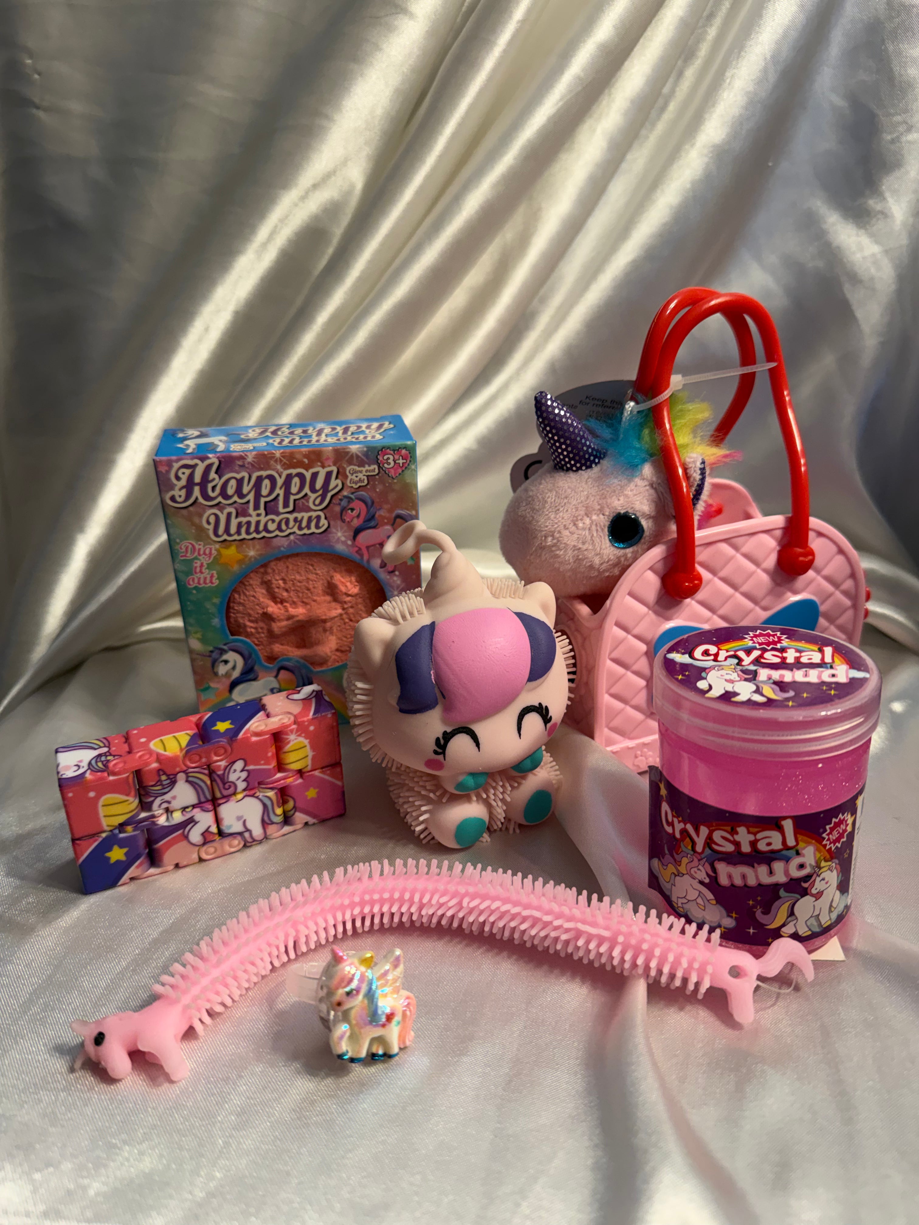 🦄 Unicorn Sensory Fidget Gift Bundle (7-Piece Set)