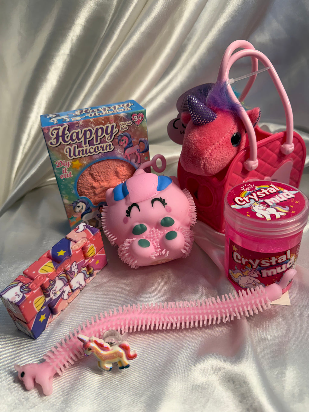 🦄 Unicorn Sensory Fidget Gift Bundle (7-Piece Set)
