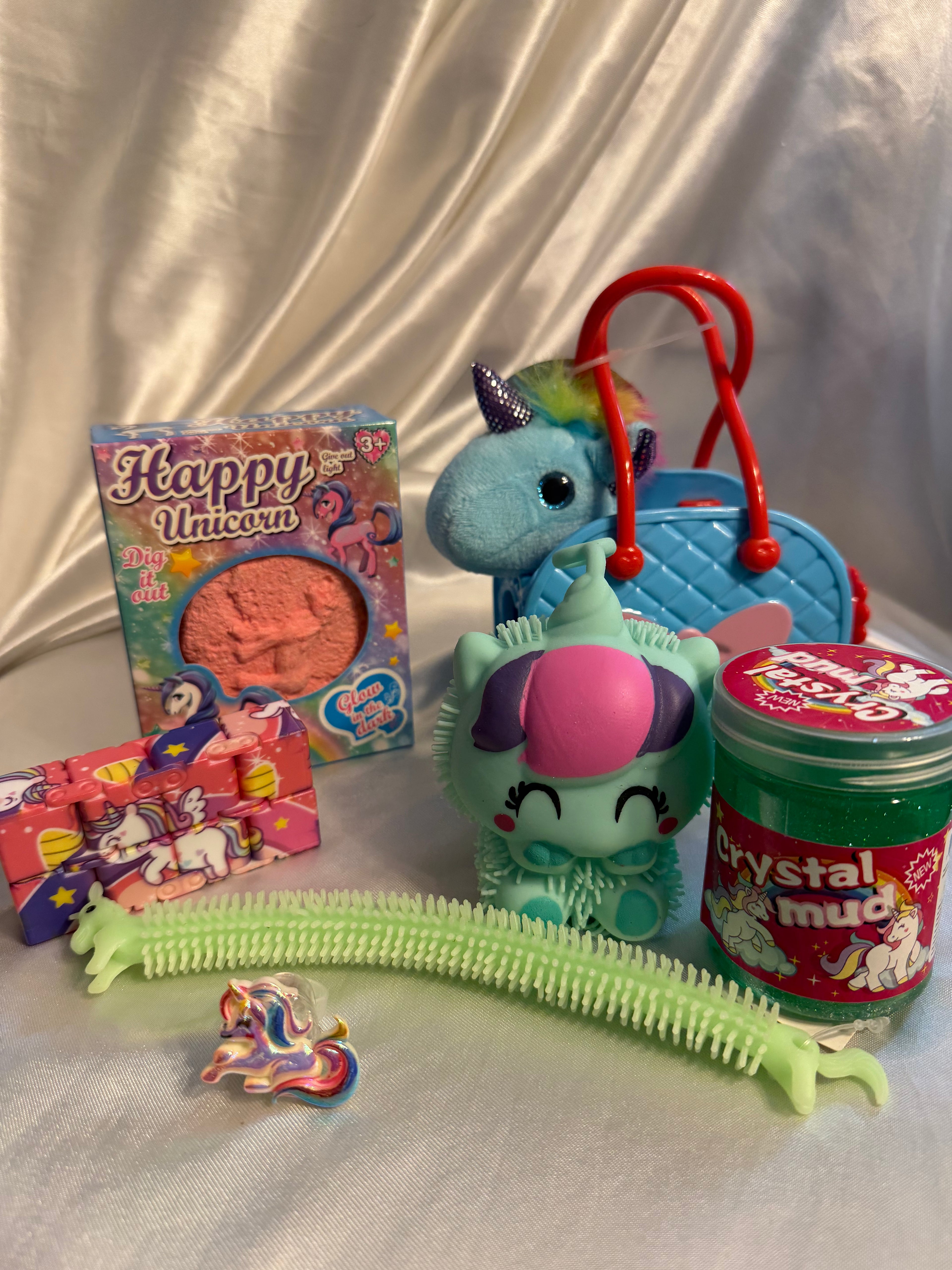 🦄 Unicorn Sensory Fidget Gift Bundle (7-Piece Set)