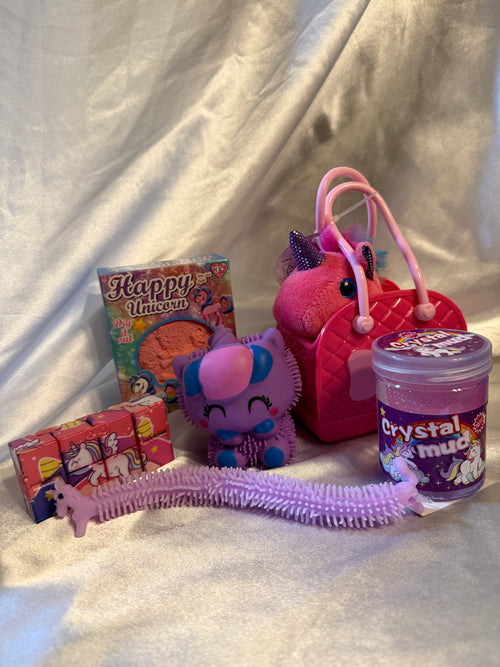 🦄 Unicorn Sensory Fidget Gift Bundle (7-Piece Set)
