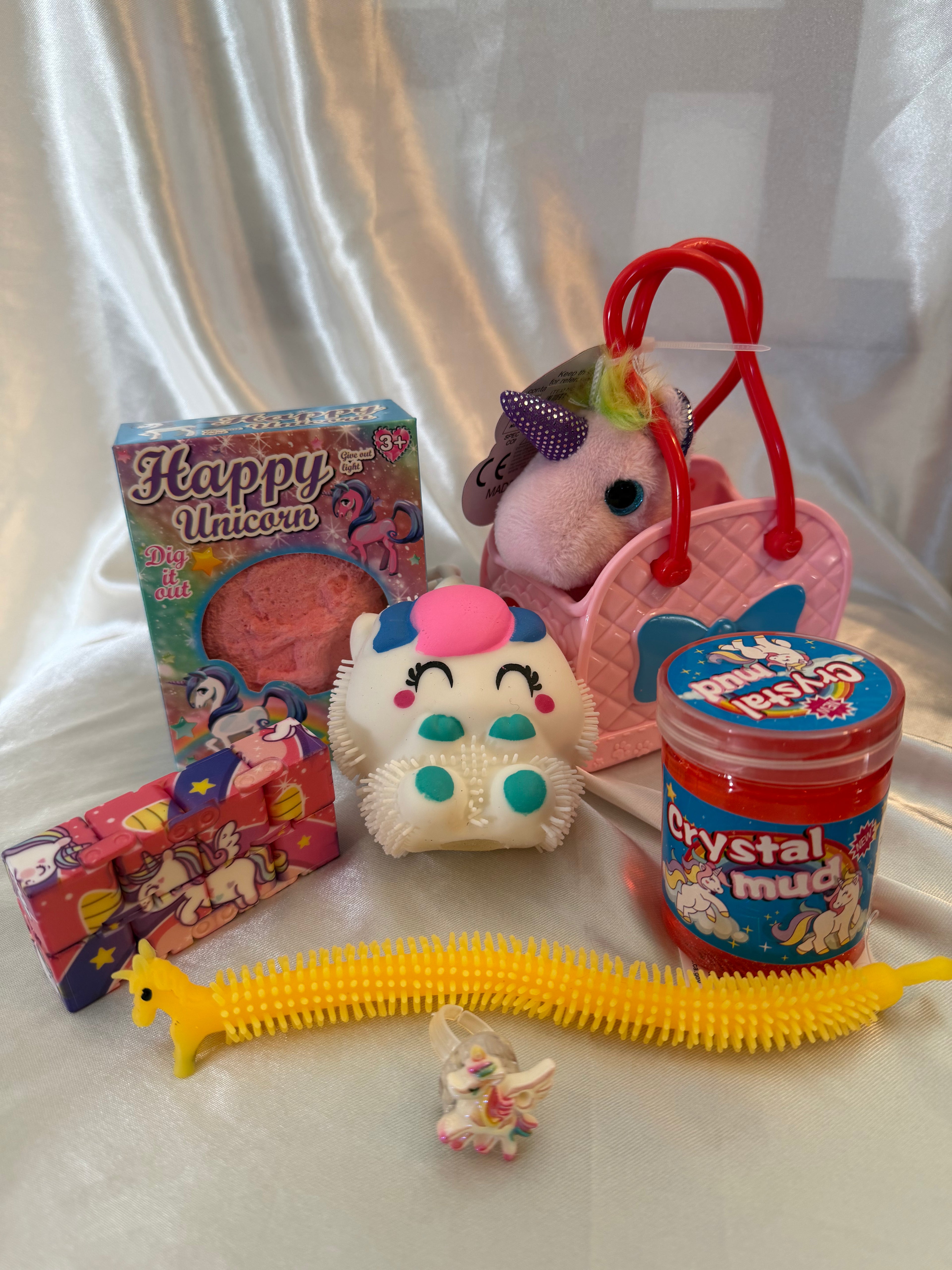 🦄 Unicorn Sensory Fidget Gift Bundle (7-Piece Set)